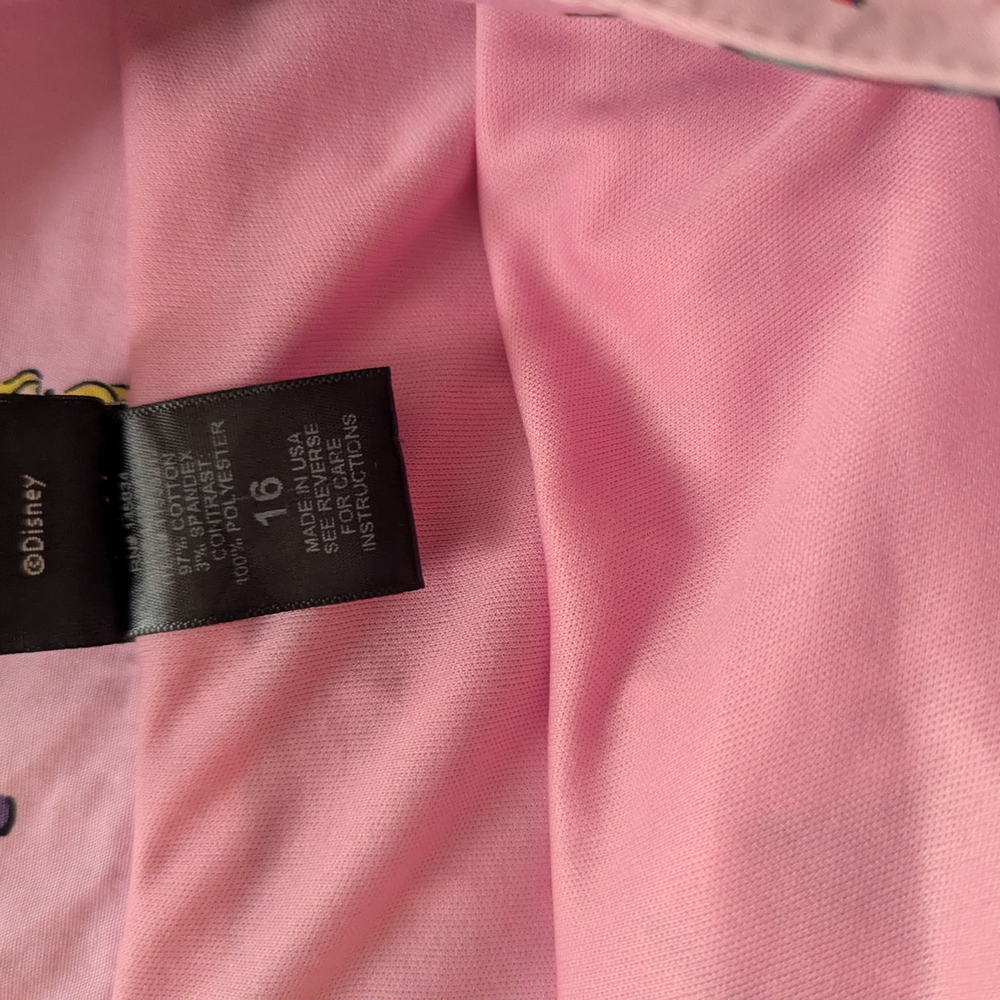 Disney A-Line Pink and Brown Midi Skirt - Picture 5 of 7